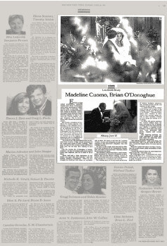 The New York Times covered the news of their marriage
